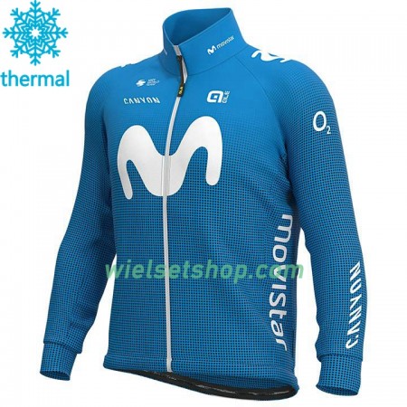 Wielershirt 2020 Movistar Team N001 Winter Thermal Fleece